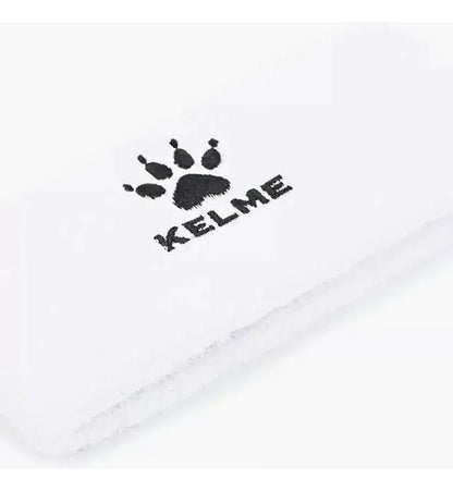 Vincha Deportiva Kelme Tela Toalla Blanco Liso