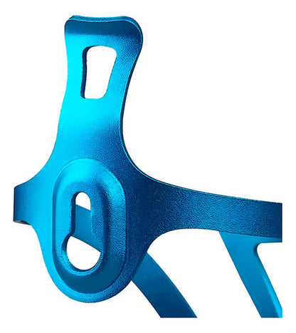 Porta Caramañola Bicicleta Ciclismo Aluminio - Zuba Color Celeste