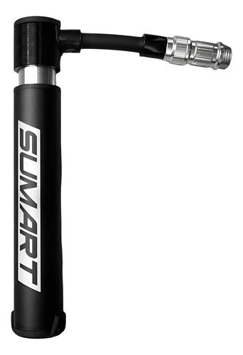Mini Inflador Bicicleta 52g 120 Psi - Sumart Negro