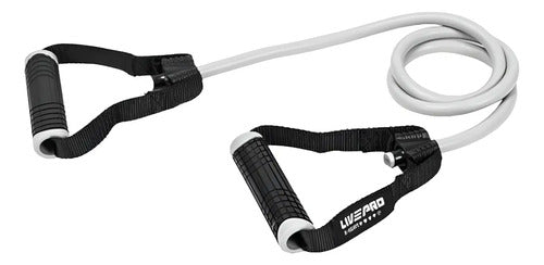 Banda Resistencia Gym Xl Livepro Gris