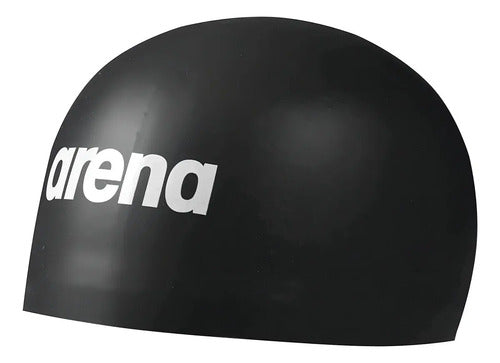 Gorro De Natación Arena 3d Soft Black Negro Geométrico M