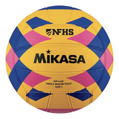 Pelota Waterpolo Mikasa Oficial Alto Agarre N5 Amarillo/azul