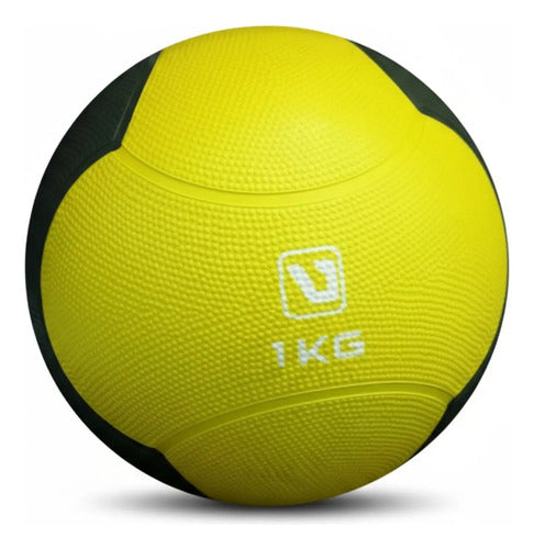 Pelota Medicinal 1 Kg Amarilla - Livepro Amarillo