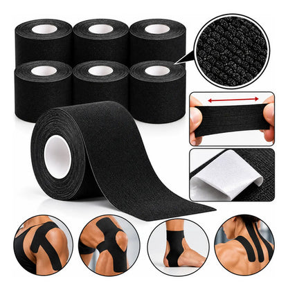 Venda Kinesiologica Cinta Terapeutica 5 Mtsx5cms X6 Unidades Multicolor