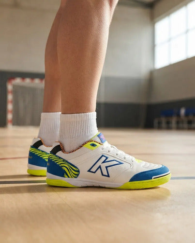 Calzado Futsal Precision Kelme 55211 Blanco 3 Blanco 35