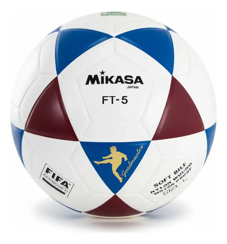Pelota Beach Futbol Ft5  Termosellada Fifa Mikasa A/b/r Azul