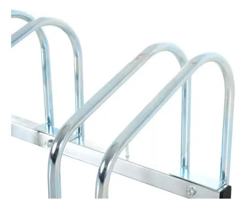 Soporte Estacionamiento 2 Bicicletas Zuba Bike Plateado