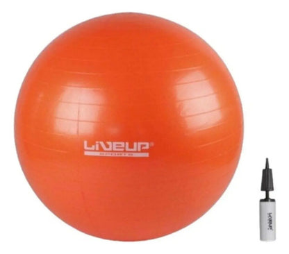 Mini Pelota Pilates Yoga Gym 25cm Livepro Naranja