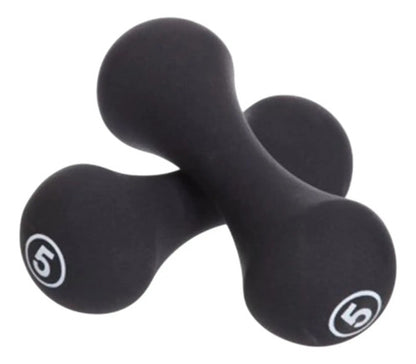 Set De 2 Mancuernas 5kg Recubiertas En Neopreno - Liveup