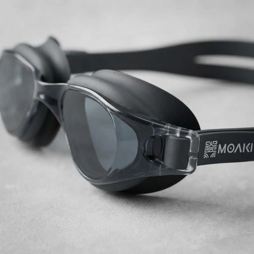 Lentes De Natación Moaki Kiri Negro Mmsports Negro