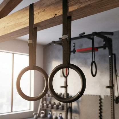 Anillas De Crossfit Knex Gimnasia Gimnasio Entrenamiento Negro
