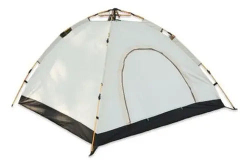 Carpa Iglu 2-3 Personas Camping Armado Automatico Blanco