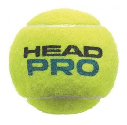 Pelota De Tenis Tennis Head Pro, 6 Pelotas, 2 Tubos Amarillo