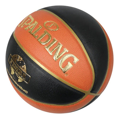 Pelota De Basquetbol Spalding Maxibasquetball N°6 Naranja Marrón Claro