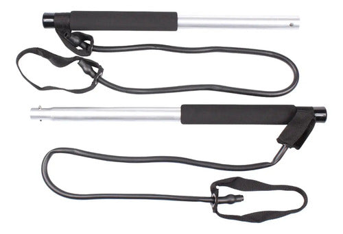 Baston Barra Palo Entrenamiento Fitness Elastico Livepro