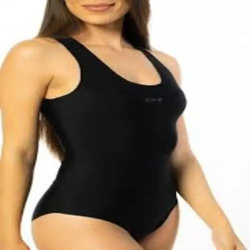 Malla Dama Natación Knex Negra Talles Xl-4xl Multicolor