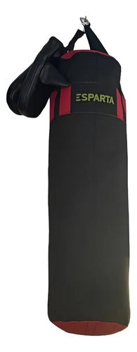 Kit Boxeo Niño Saco De Boxeo + Guantes Kid Lona 70cm