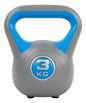 Kettlebell Rusa Plástica 3 Kg - Liveup Azul