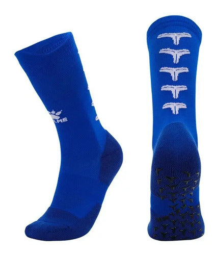 Medias Antideslizantes Futbol Azul Adulto Calidad Kelme-uy Azul Único