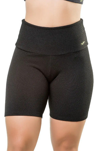 Calza Corta Biker Elite Mujer Tiro Alto Adulto