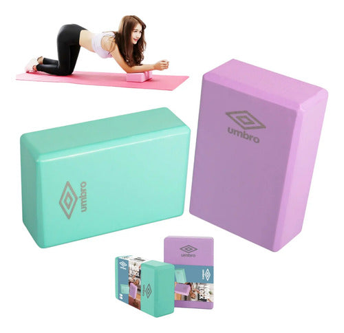 Ladrillo Yoga Umbro Pro Bloque De Goma Eva Pilates Mmsports