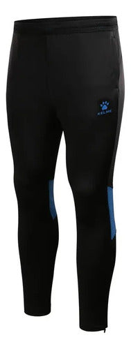 Pantalon Deportivo Entramiento Kelme Negro Azul Mmsports
