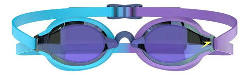 Anteojos Natación Unisex Fastskin Speedsocket 2 Mirror Azul Turquesa/violeta