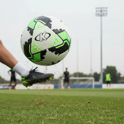 Pelota Fútbol K 2023 N4 Negra/blanca/flúor Entrenamiento Blanco/negro/fluor
