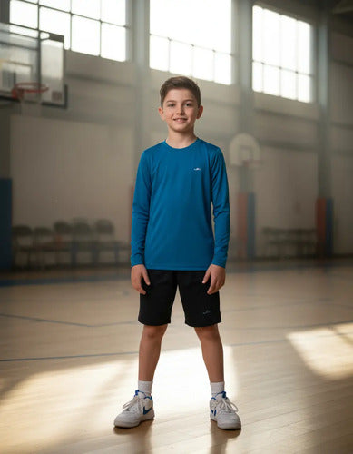 Remera Térmica Manga Larga Niño/a - Elite Mmsports