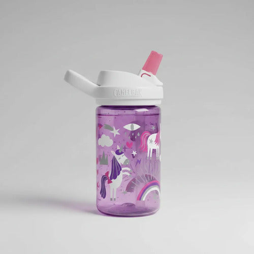 Botella Camelbak Eddy Kids Niño 400ml Mmsports Arcoiris Unicornio