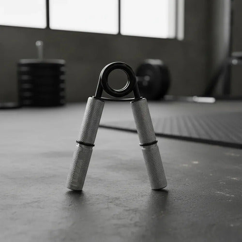 Hand Grip Ejercitador De Mano Y Antebrazo 200lb - Livepro Color Plateado