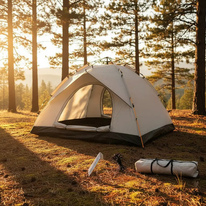 Carpa Iglu 2-3 Personas Camping Armado Automatico Blanco