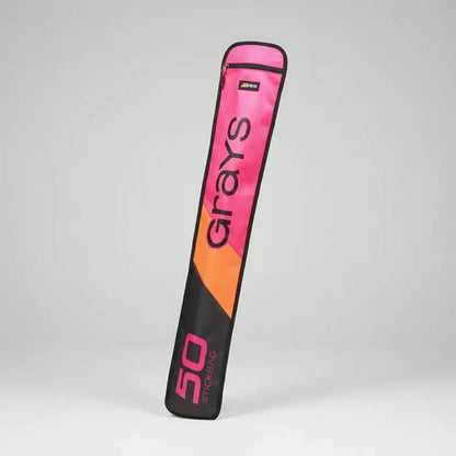 Funda Para Palo De Hockey Grays G50 Con Bolsillo Con Cierre Rosa Chicle