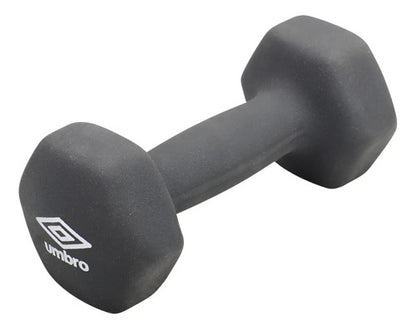 Mancuerna Hexagonal 3kg - Recubierta En Neopreno Umbro Negro