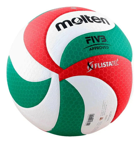 Molten Voleibol De Cuero Sintético No. 5 - V5m5000 Blanco