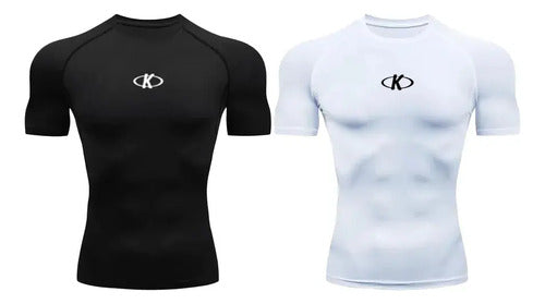 Camiseta Remera Térmica Manga Corta Adulto Mmsports