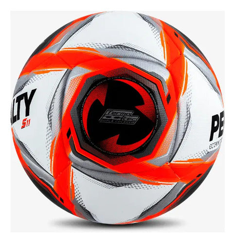 Balón De Campo Penalty S11 Ecoknit Xxv Blanco-negro-naranja
