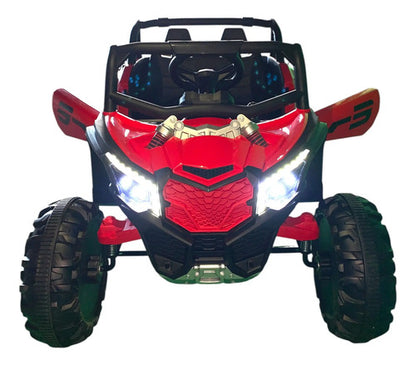 Auto Eléctrico Infantil Buggy 12v 2 Motores Bluetooth Luces Multicolor