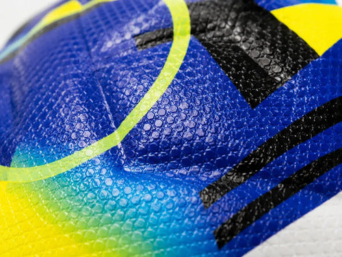 Pelota Fútbol Kx Strike Thermosellada Oficial N°5 Mmsports Azul/amarillo/blanco
