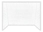 Par Red De Arco Baby Futbol 4,2x2,3x0,5m 2mm Gismar Blanco