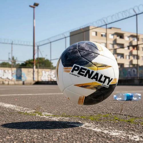 Pelota De Futbol Penalty Campo Bravo N5 Mmsports Negro/dorado