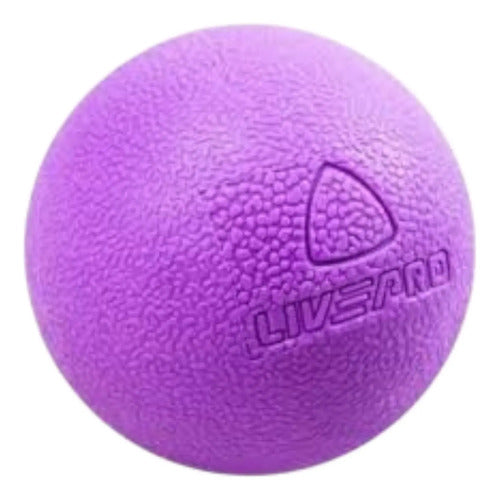 Pelota De Masaje Livepro 6 Cm Violeta