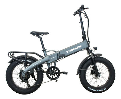 Bicicleta Trinx E-fat Spear Electrica 7 Velocidades Rod 20 Verde Mate 20