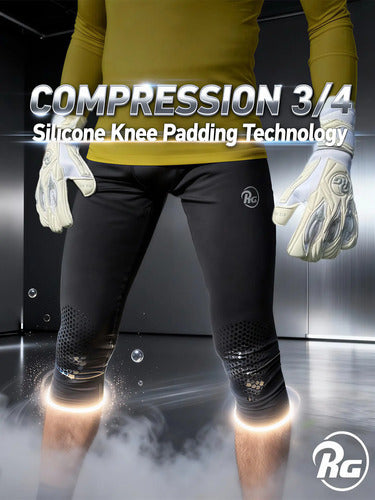 Calza Golero Térmica Compresión 3/4 Rg Pro Mmsports
