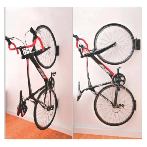 Soporte Vertical De Pared Para Bicicleta De Metal Negro