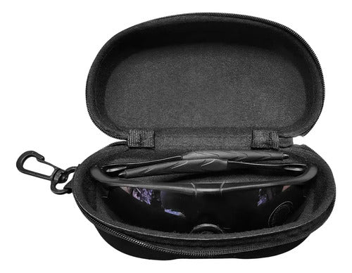 Estuche Rigido Para Lentes Con Cierre Mmsports Negro