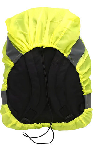 Cubre Mochila Impermeable Mmsports Amarillo