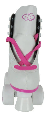 Patin Artistico Bota Dura Knex 4 Ruedas + Color Rosa Chicle 28 25.0 Mm Mm Rosa Chicle