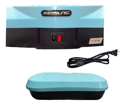 Plataforma Vibratoria Con Control Ejercicio Entrenamiento Celeste