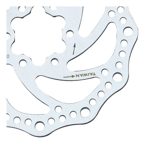 Disco De Freno 160mm Para Bicicleta Sumart Plateado